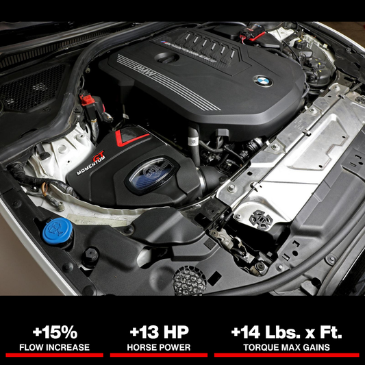 aFe Momentum GT Cold Air Intake System w/Pro 5R Filter 20-21 BMW M340i (G20) 3.0 L6 (t) N58