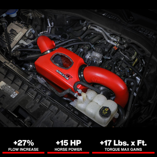 aFe Momentum GT Red Pro Dry S Cold Air Intake System 20-23 Ford Explorer ST V6-3.0L TT