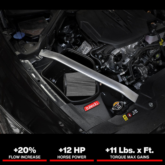 aFe 22-23 Kia Stinger L4 2.5L (t) Takeda Stage-2 Cold Air Intake System w/ Pro DRY S Filter