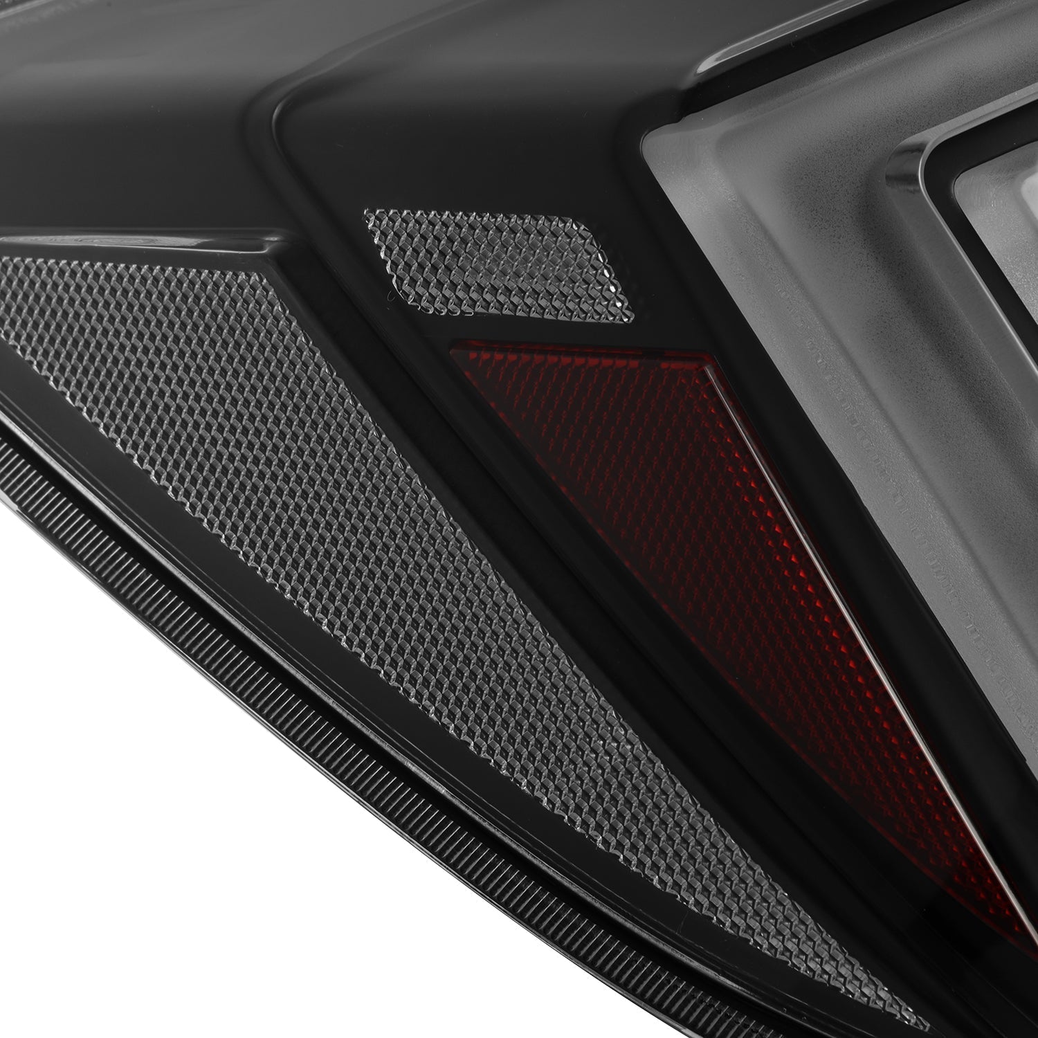 AlphaRex 16-21 Honda Civic Hatchback / Type-R FK8 Nova-Series LED Tail Lights (Pair) - Black
