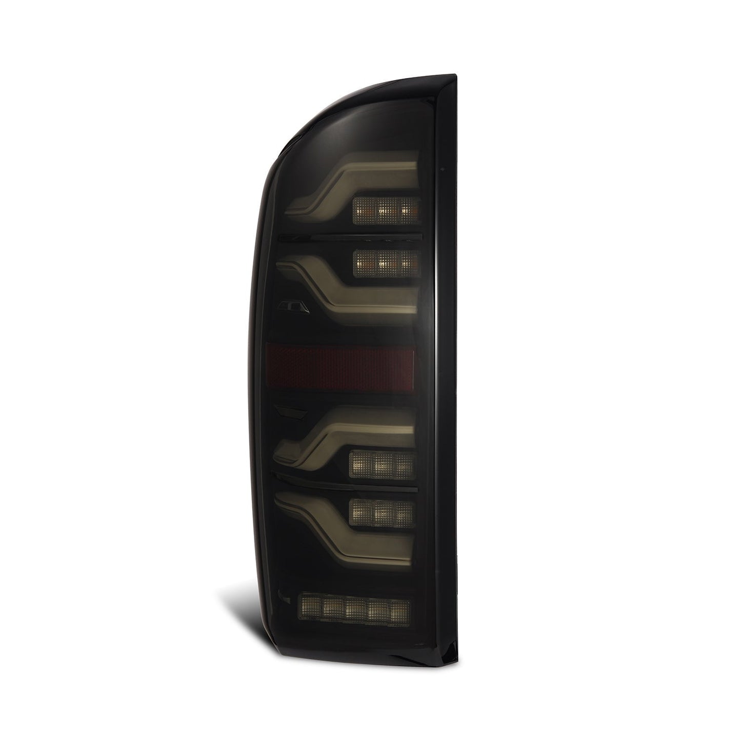 AlphaRex 16-21 Toyota Tacoma LUXX LED Taillights Blk w/Activ Light/Seq Signal