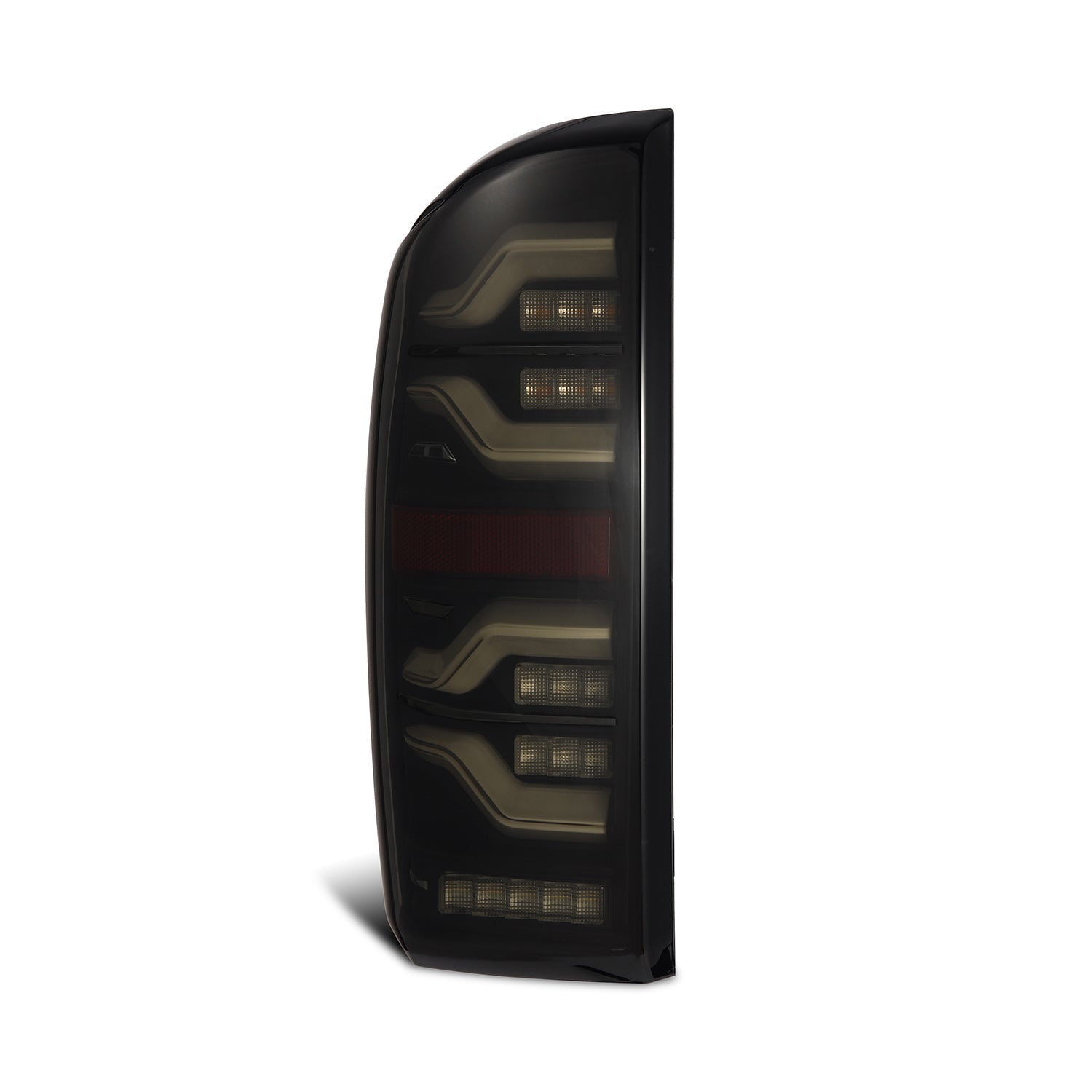 AlphaRex 16-21 Toyota Tacoma LUXX LED Taillights Blk w/Activ Light/Seq Signal