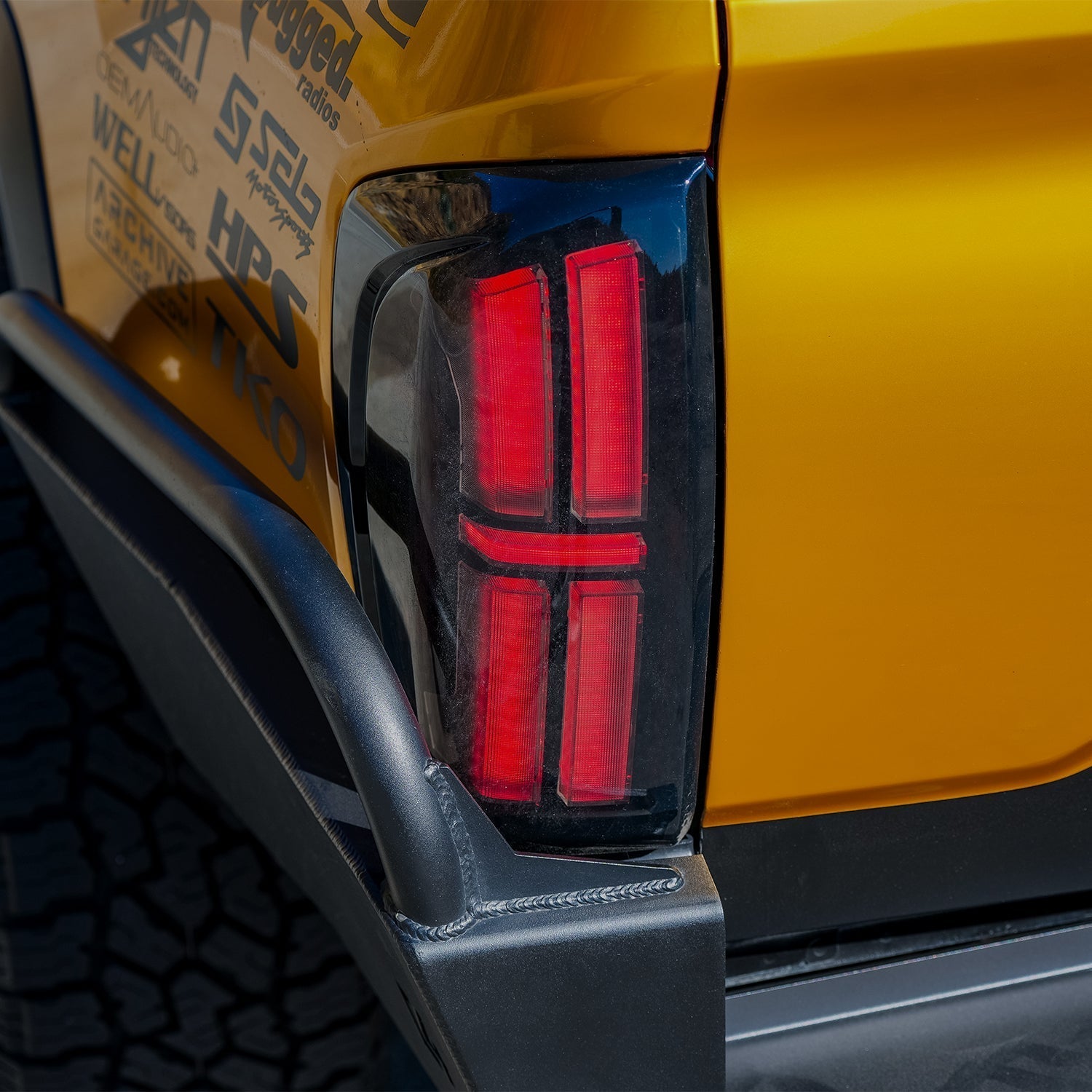 AlphaRex 16-23 Toyota Tacoma/Tundra NOVA-Series Prismatic LED Tail Lights Black