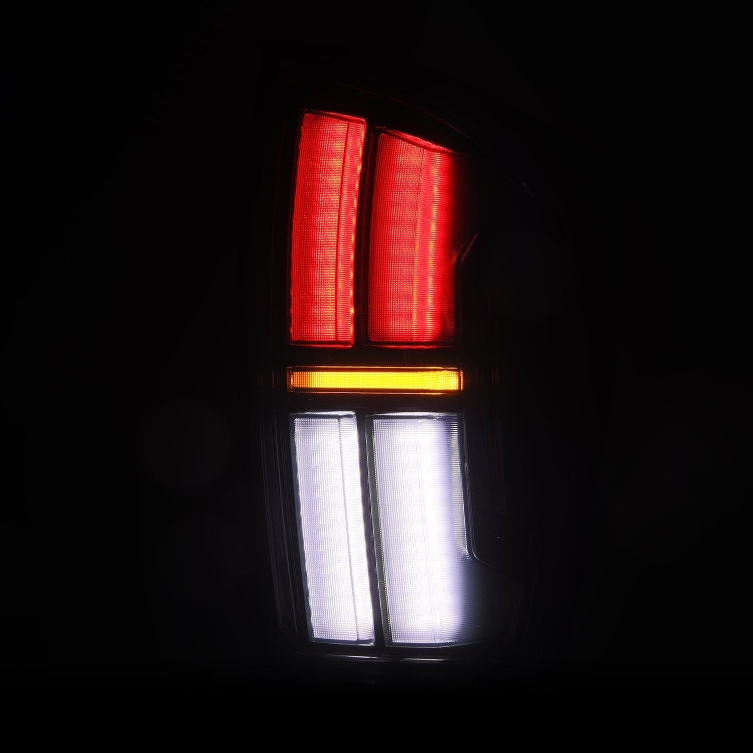 AlphaRex 16-23 Toyota Tacoma/Tundra NOVA-Series Prismatic LED Tail Lights Black