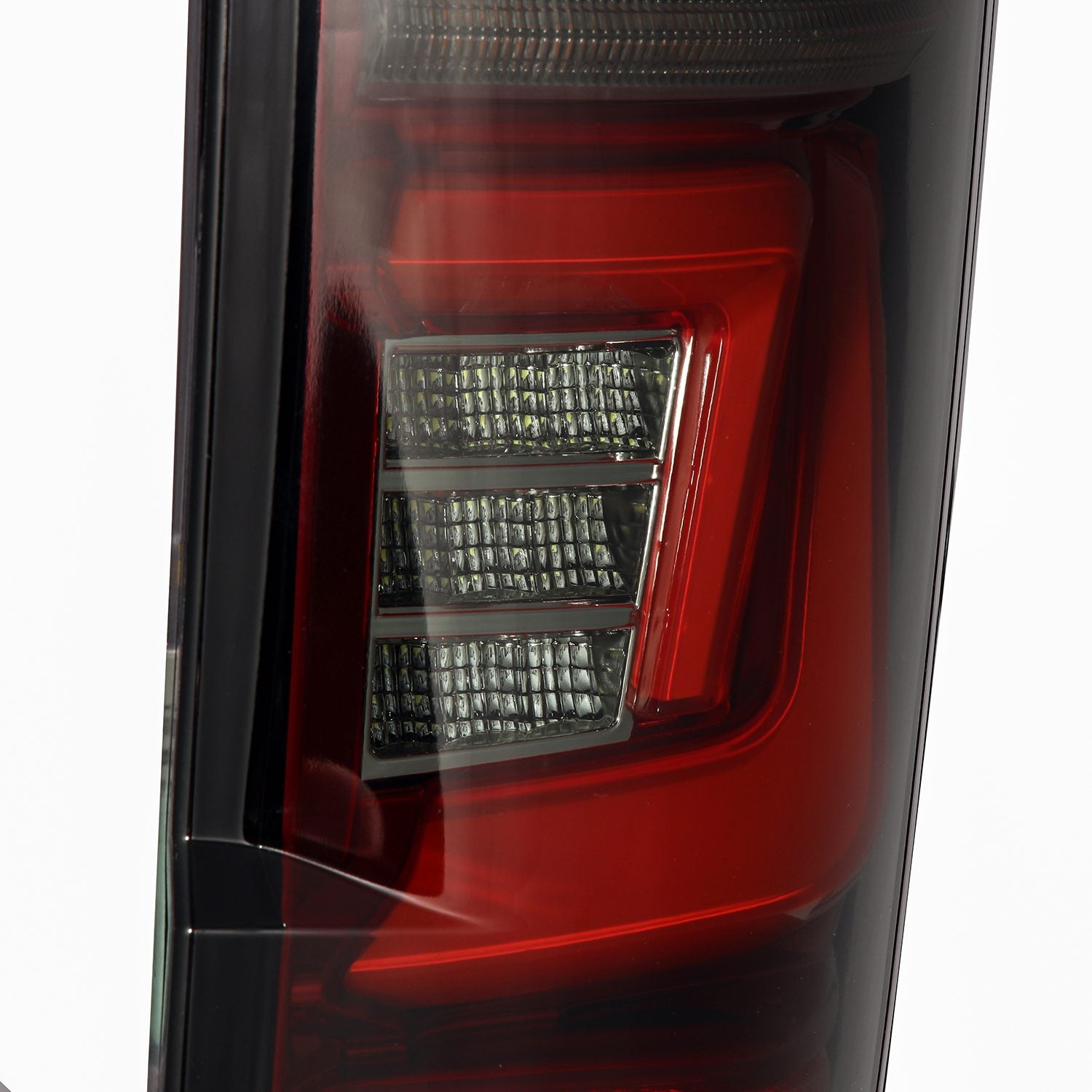AlphaRex 17-19 Ford F250 Super Duty PRO-Series LED Tail Lights Red Smoke (w/o Blind Spot Sensor)