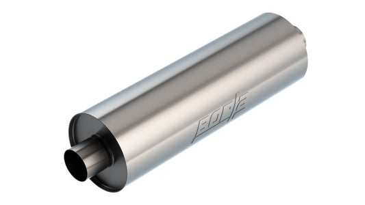 Borla Specialty Muffler 3in Center In/Out 7.75in Dia. 24in Body 29in OAL Touring Un-Notched