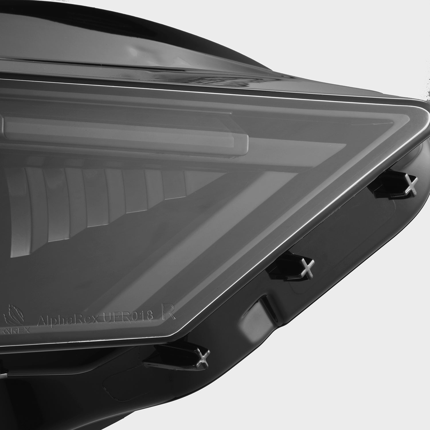 AlphaRex 18-20 Ford Mustang NOVA LED Proj Headlights Alpha-Black w/Activ Light/Seq Signal/Switch DRL