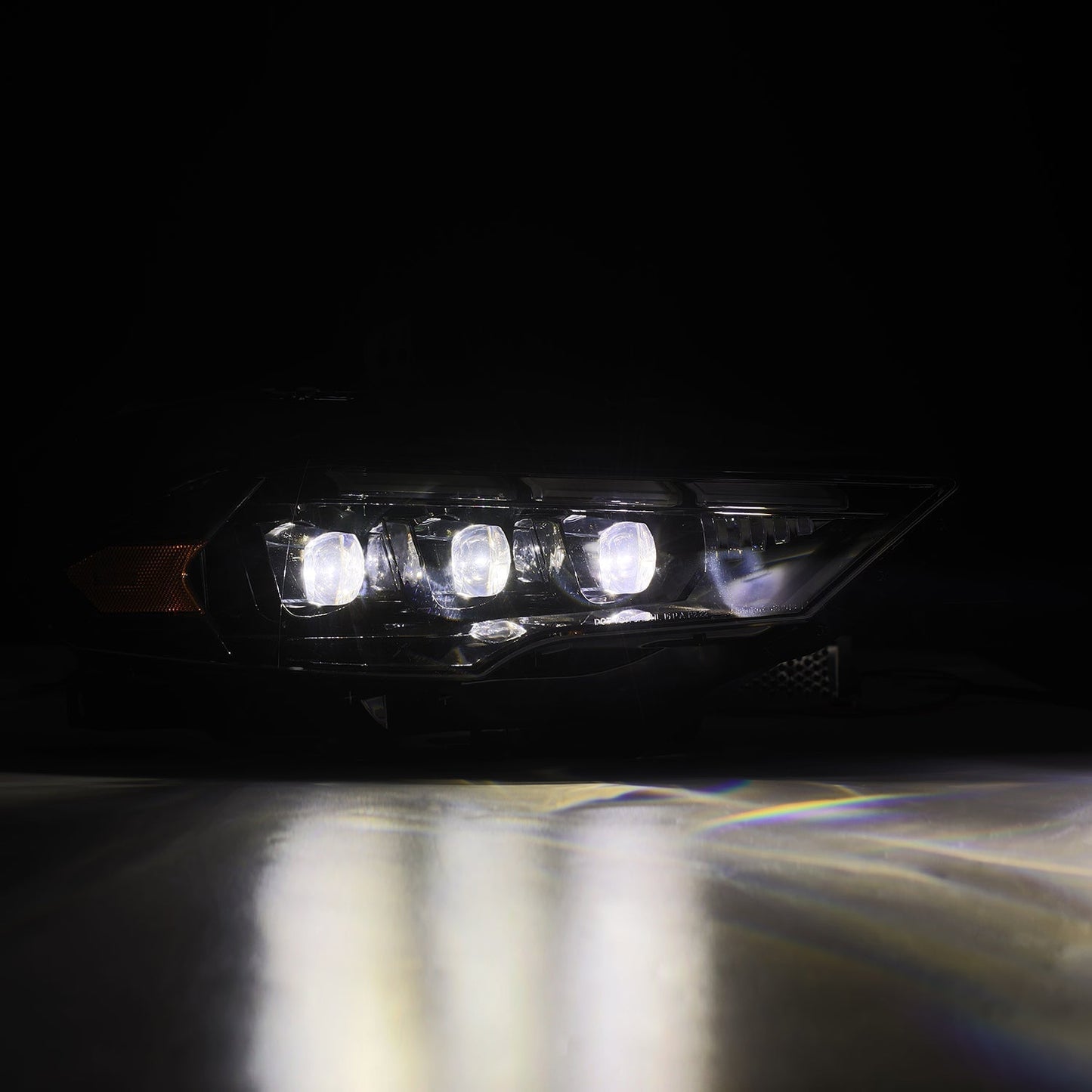 AlphaRex 18-20 Ford Mustang NOVA LED Proj Headlights Alpha-Black w/Activ Light/Seq Signal/Switch DRL