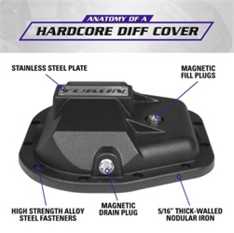 Yukon YHCC-F9.75 Hardcore Differential Cover for Ford 9.75" Rear Axle