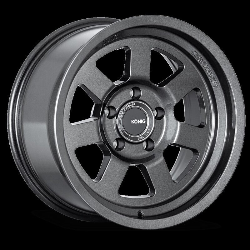(set of 4) Konig HT2 Gloss Anthracite | 17x8.5" -6mm | 6x139.7mm Wheel