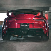 AlphaRex 20-25 Toyota Supra CSL Laser Style LUXX-Series LED Tail Lights - Alpha Black