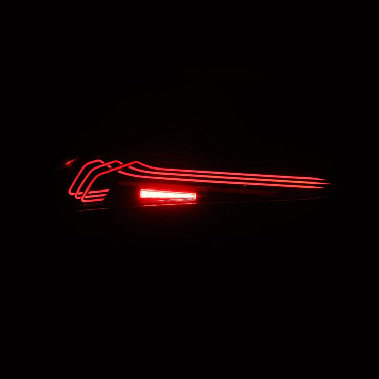 AlphaRex 20-25 Toyota Supra CSL Laser Style LUXX-Series LED Tail Lights - Alpha Black