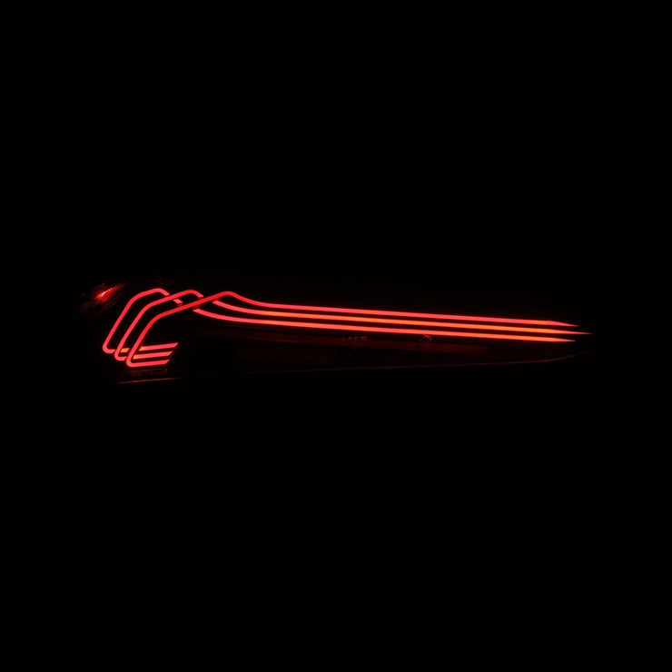AlphaRex 20-25 Toyota Supra CSL Laser Style LUXX-Series LED Tail Lights - Alpha Black