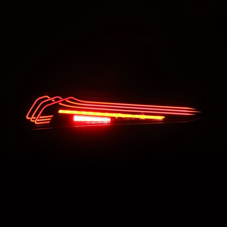 AlphaRex 20-25 Toyota Supra CSL Laser Style LUXX-Series LED Tail Lights - Alpha Black
