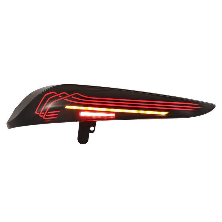 AlphaRex 20-25 Toyota Supra CSL Laser Style LUXX-Series LED Tail Lights - Alpha Black