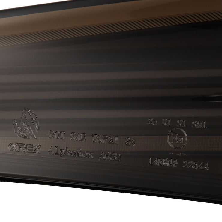 AlphaRex 20-25 Toyota Supra CSL Laser Style LUXX-Series LED Tail Lights - Alpha Black