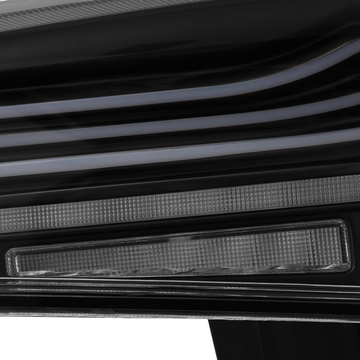 AlphaRex 20-25 Toyota Supra CSL Laser Style LUXX-Series LED Tail Lights - Black