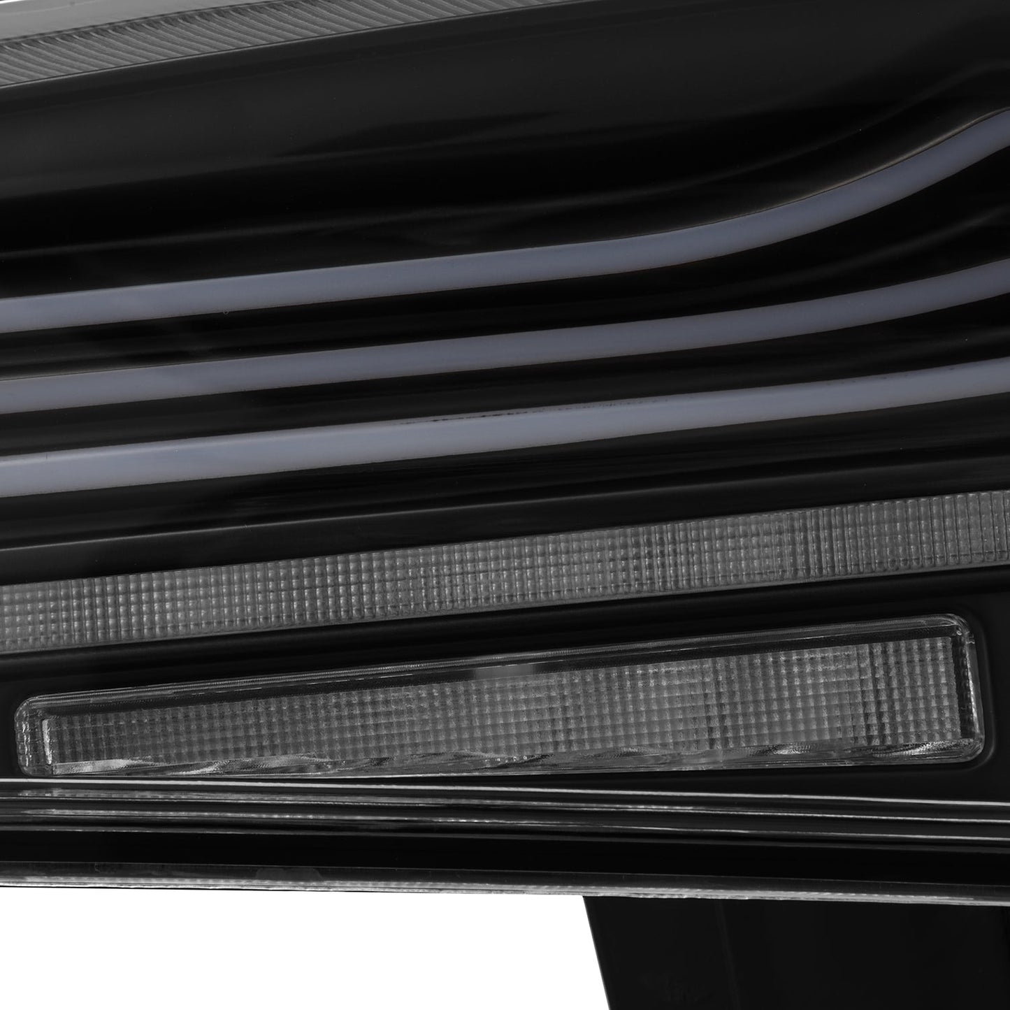 AlphaRex 20-24 Toyota Supra LUXX-Series Laser Style LED Tail Lights Black