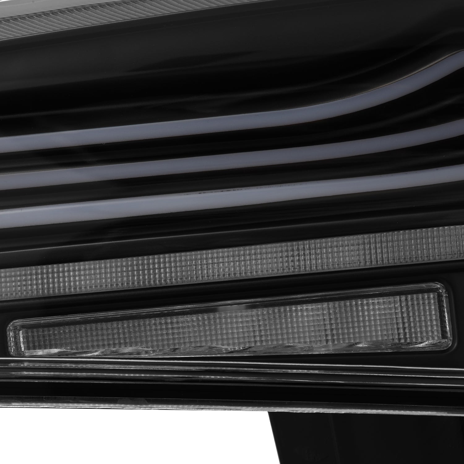 AlphaRex 20-24 Toyota Supra LUXX-Series Laser Style LED Tail Lights Black