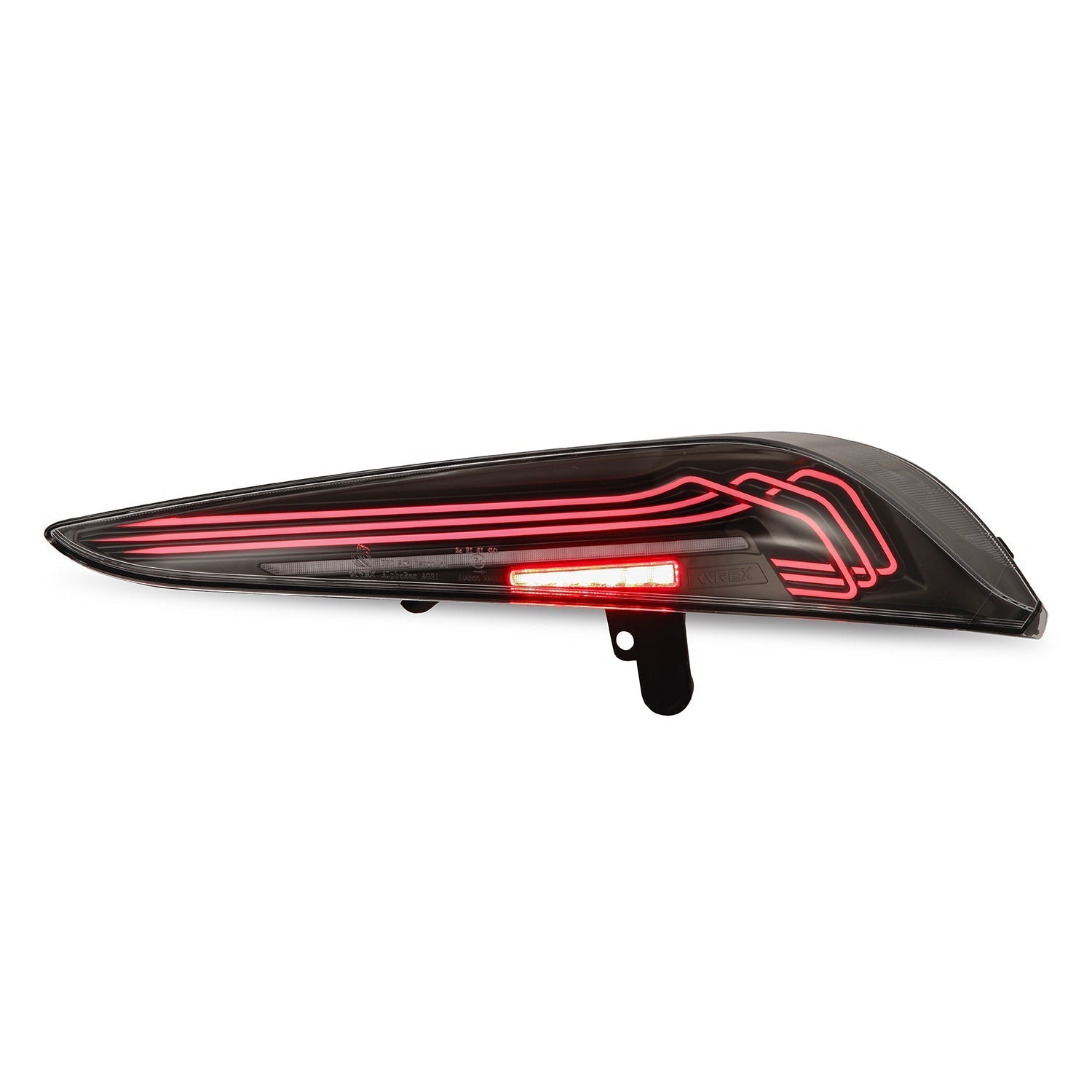 AlphaRex 20-24 Toyota Supra LUXX-Series Laser Style LED Tail Lights Black