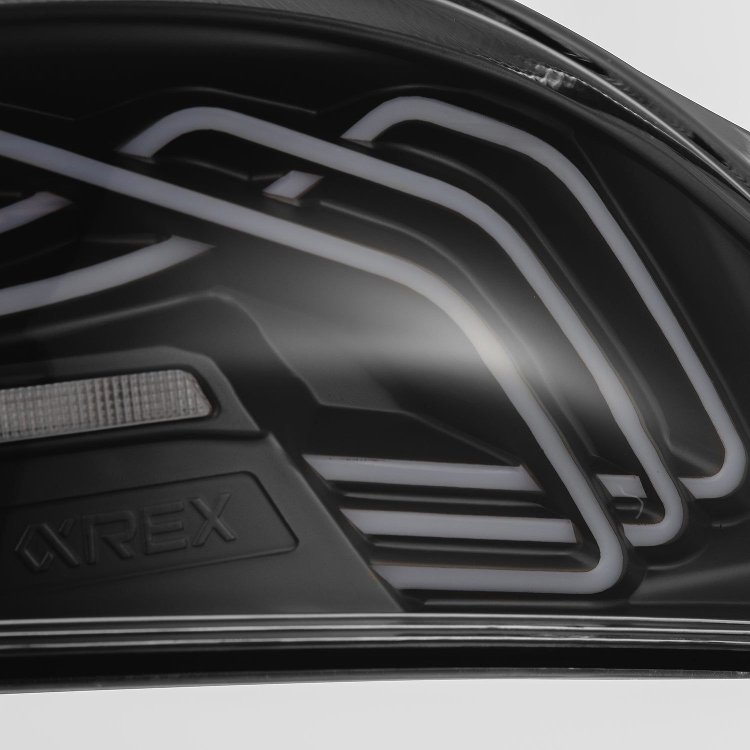 AlphaRex 20-24 Toyota Supra LUXX-Series Laser Style LED Tail Lights Black