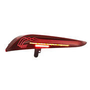AlphaRex 20-25 Toyota Supra CSL Laser Style LUXX-Series LED Tail Lights - Vivid Red