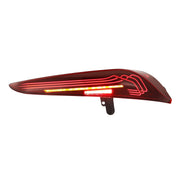 AlphaRex 20-25 Toyota Supra CSL Laser Style LUXX-Series LED Tail Lights - Vivid Red