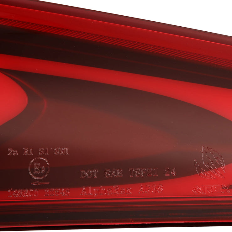 AlphaRex 20-25 Toyota Supra  FT-1 Style LUXX-Series LED Tail Lights - Vivid Red