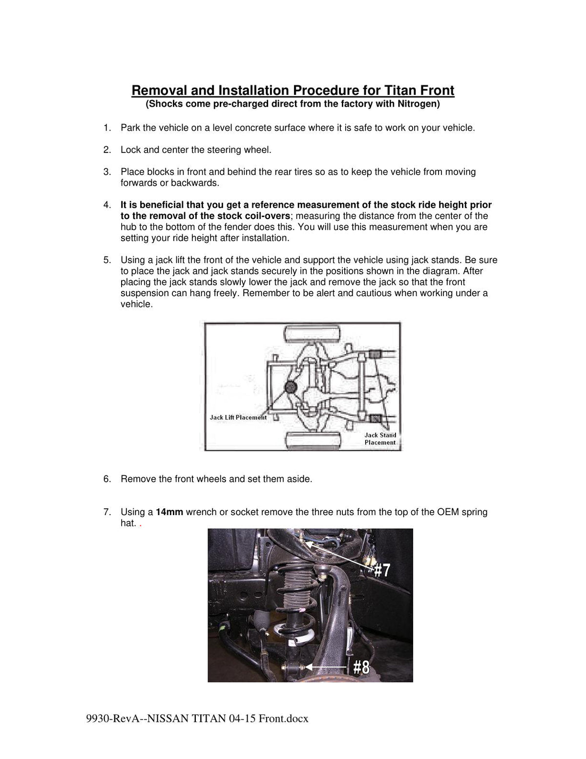 aFe Sway-A-Way 2.5in Front Coil Over Kit 04-15 Nissan Titan
