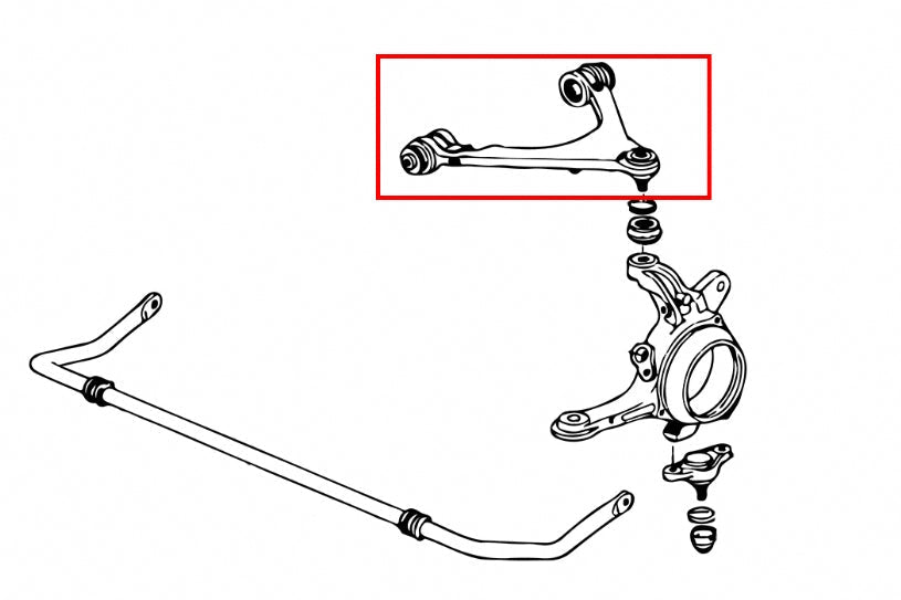 Hardrace Hardened Rubber Front Upper Arm Camber Kit Honda S2000 AP1/2