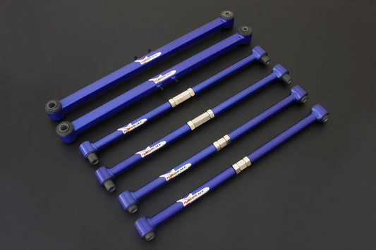 Hardrace Hardened Rubber Adjustable Rear Lateral Arm + Trailing Arm Mazda Protege / 323 / Tierra