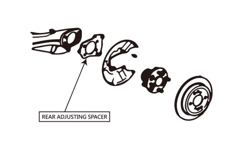 Hardrace Rear Adjusting Spacer Honda-Fit 14