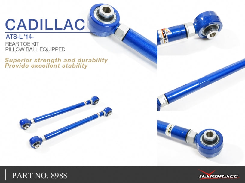 Hardrace Pillow Ball Rear Toe Kit Cadillac ATS-L 2014+