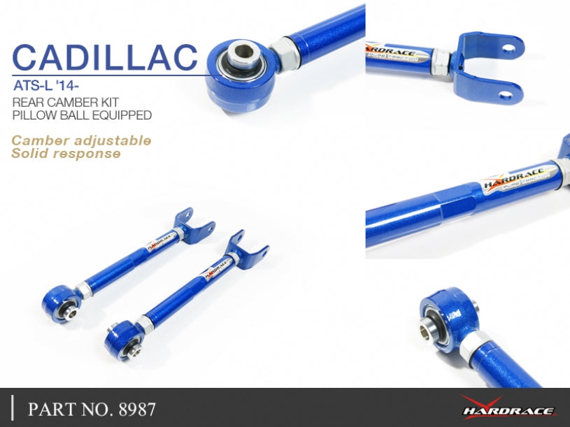 Hardrace Pillow Ball Rear Camber Kit Cadillac ATS-L 2014+