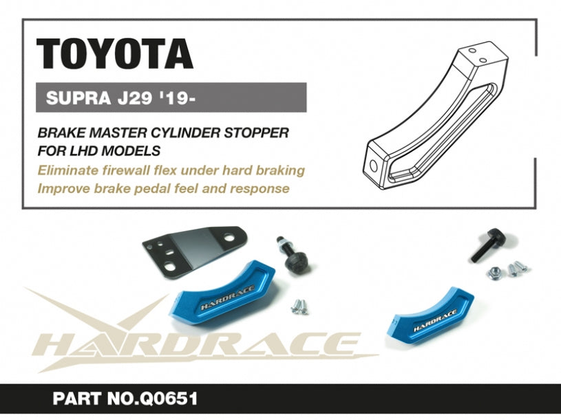 Hardrace Brake Master Cylinder Stopper LHD Toyota Supra J29 19