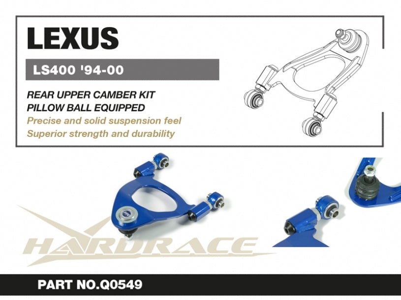 Hardrace Pillow Ball Rear Upper Camber Kit Lexus LS400 1989-2000/Century 1997-2016