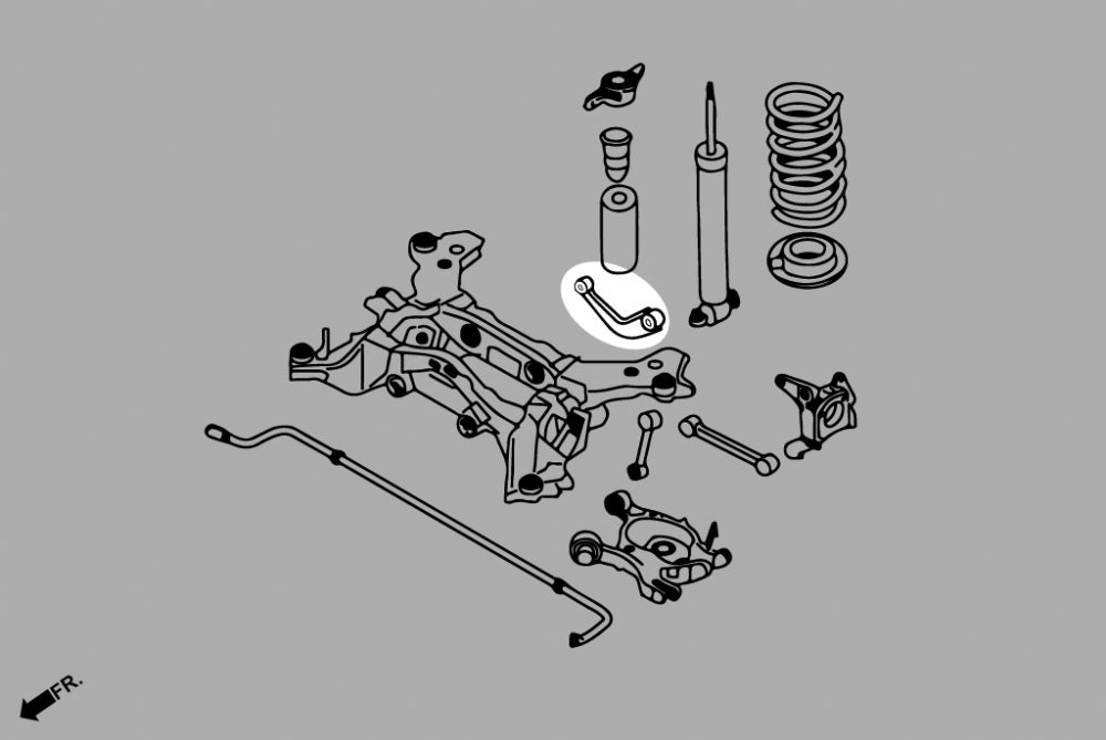 Hardrace Hardened Rubber Rear Camber Kit Ford Mondeo MK5 2014-2022
