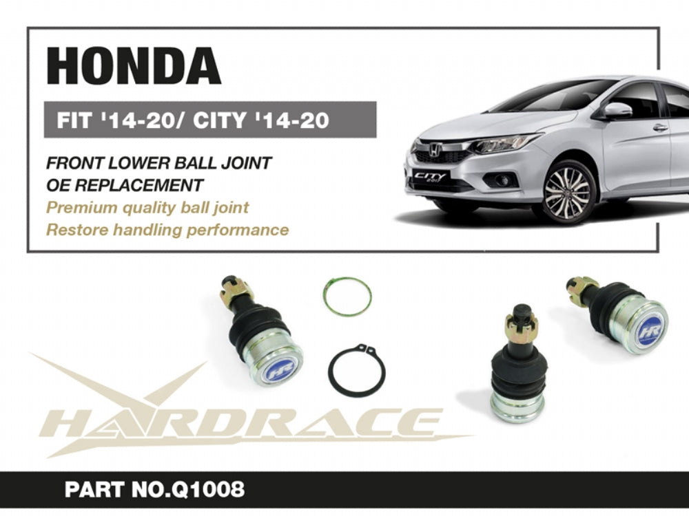Hardrace Front Lower Ball Joint Honda Fit GK 14-20 / City 14-20