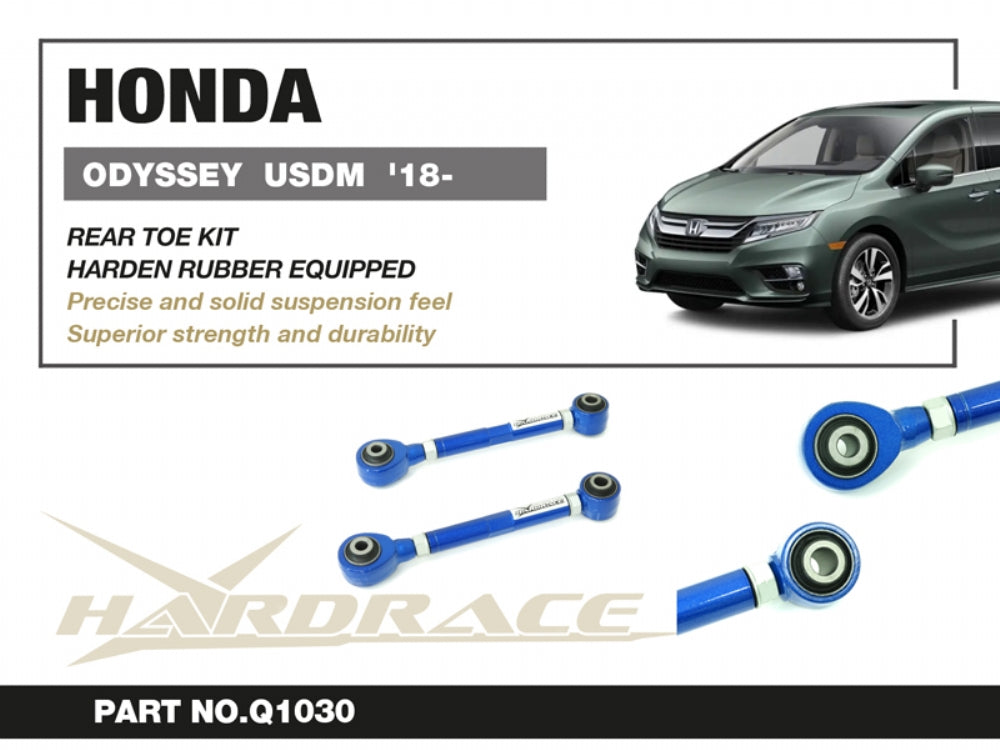 Hardrace Hardened Rubber Rear Toe Kit Honda Odyssey USDM 5th RL6 2018+