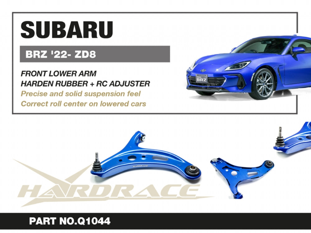 Hardrace Pillow Ball Front Lower Arm with RC Ball Joint Subaru BRZ ZD8 2021+