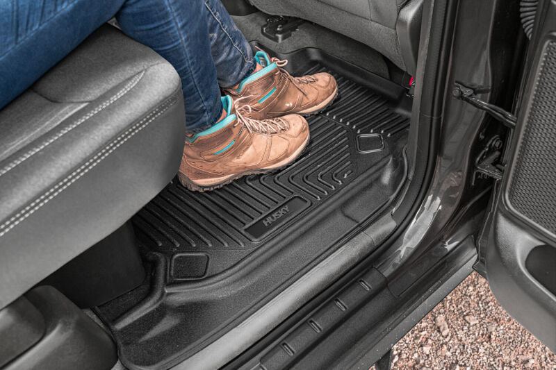 Husky Liners 19-24 Dodge Ram 1500 X-Act Front + 2nd Seat Floor Liner Set - Black