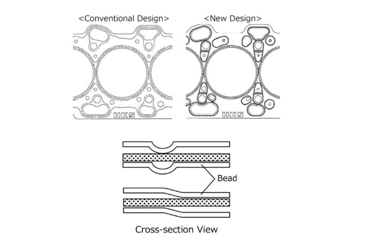 HKS Head Gasket Toyota Supra 1986.5-1992 - 1.2mm Bead Headgasket