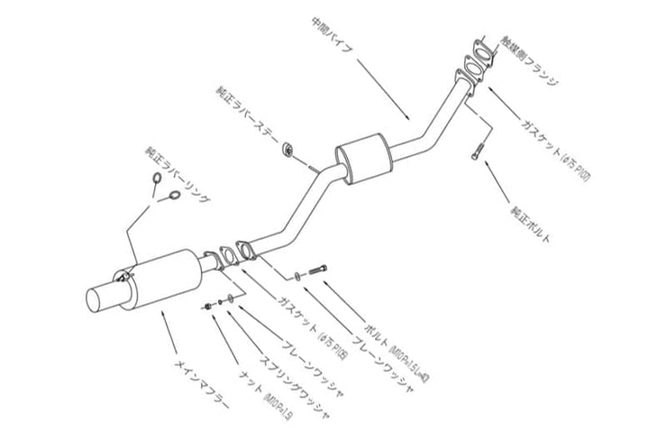 HKS Hi-Power 409 Exhaust - Toyota Supra 2JZ-GE 3.0 Non-Turbo 93-99