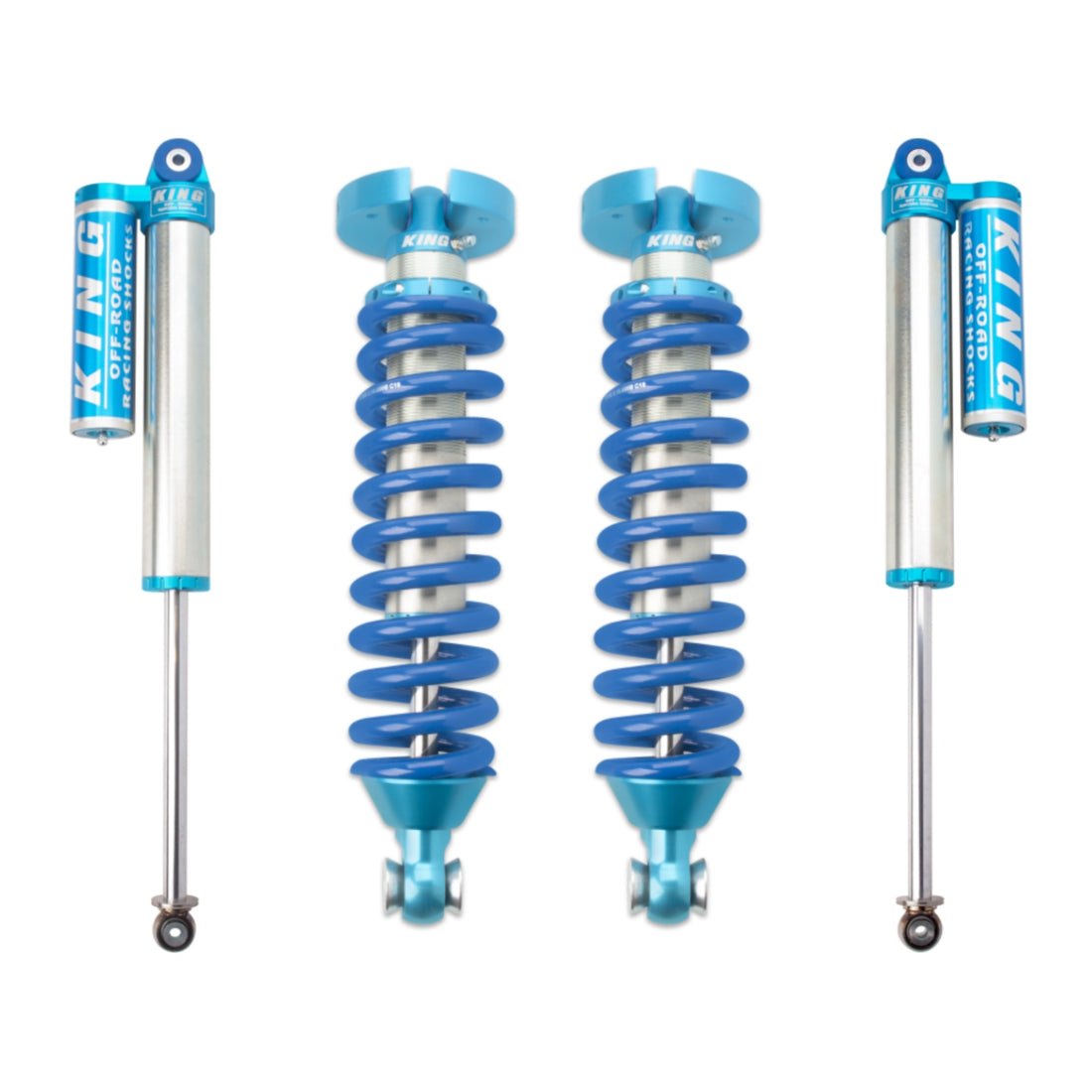 King Shocks 2.5 Performance Coilovers + Rear Reservoir Shocks Set w/0-3" lift - 2009-2013 Ford F-150 RWD