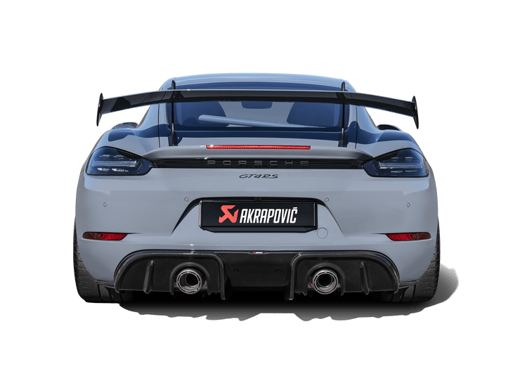 Akrapovic 2022+ Porsche 718 Cayman GT4 RS Slip-On Race Line (Titanium)