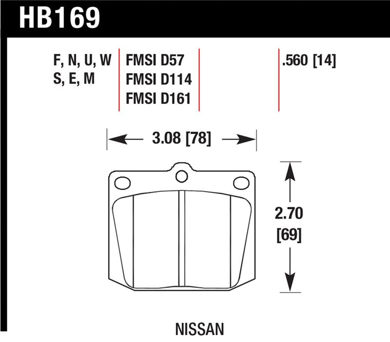 Hawk HP+ Street Brake Pads