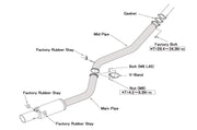 HKS Racing Muffler Exhaust - Toyota Supra 93-98