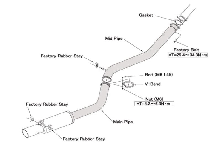 HKS Racing Muffler Exhaust - Toyota Supra 93-98