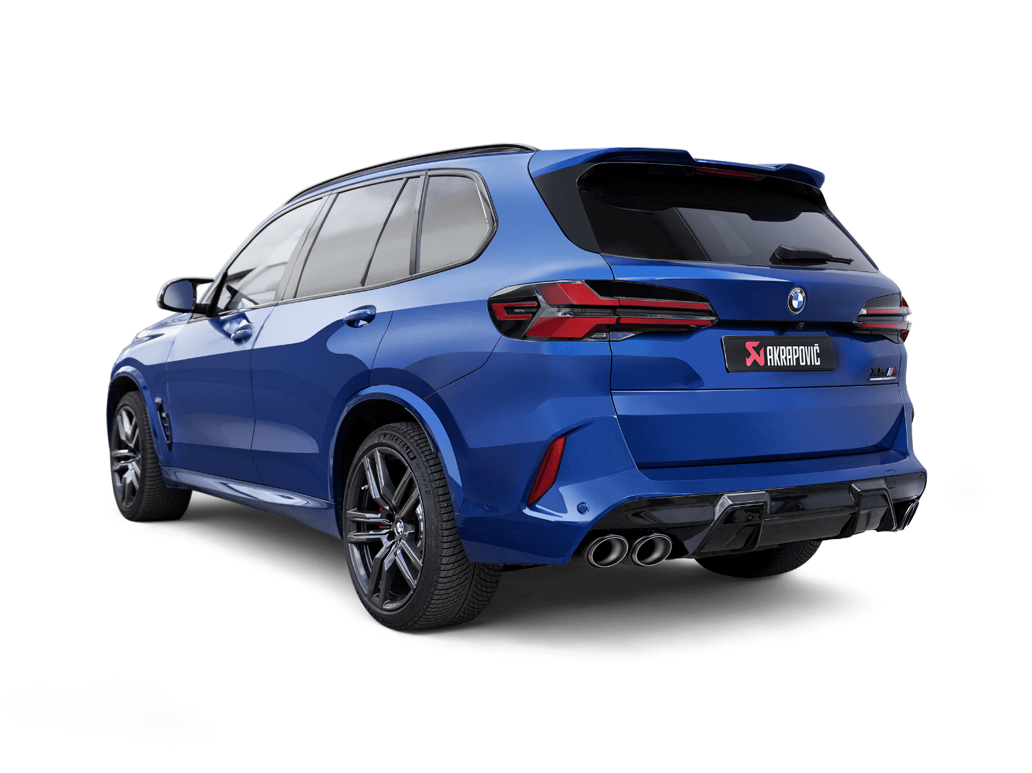 Akrapovic 2024+ BMW X5M / X6M (Face Lift) Slip-On Line (Titanium) w/Carbon Fiber Tips