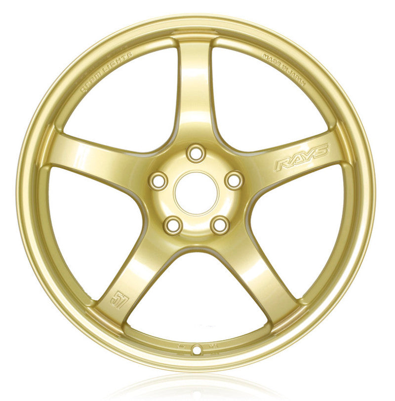 (set of 4) Gram Lights 57CR E8 Gold | 18x9.5" +38mm | 5x114.3mm Wheel